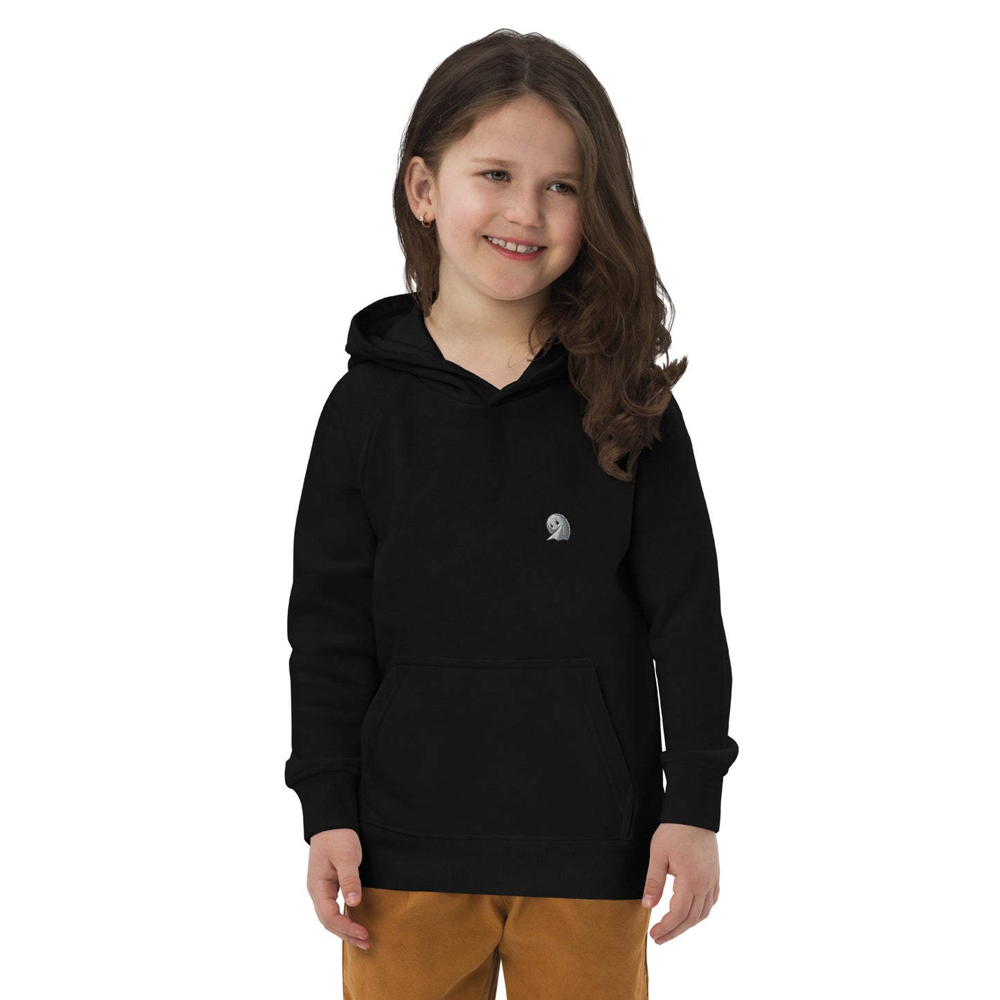 NOMO GHOST Kids Eco Hoodie | Black