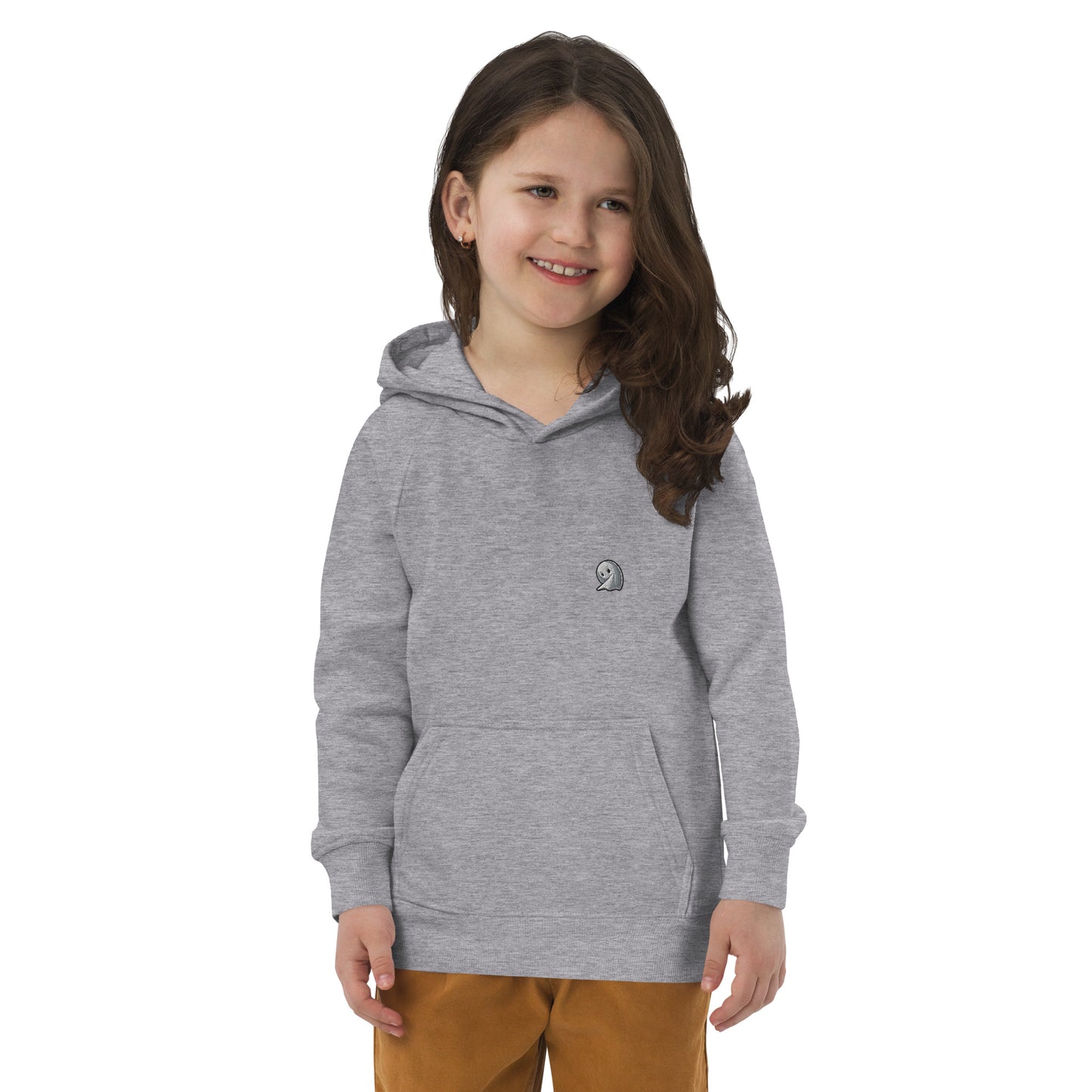 NOMO GHOST Kids Eco Hoodie | Grey