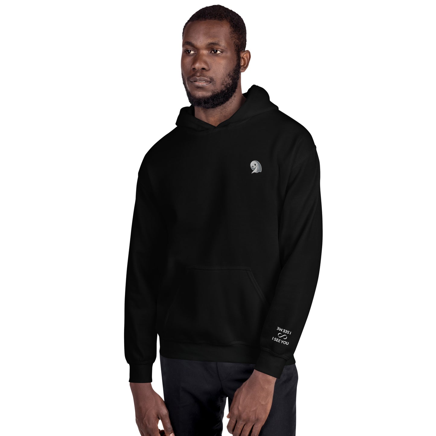 NOMO GHOST Unisex Heavy Blend Hoodie | Black