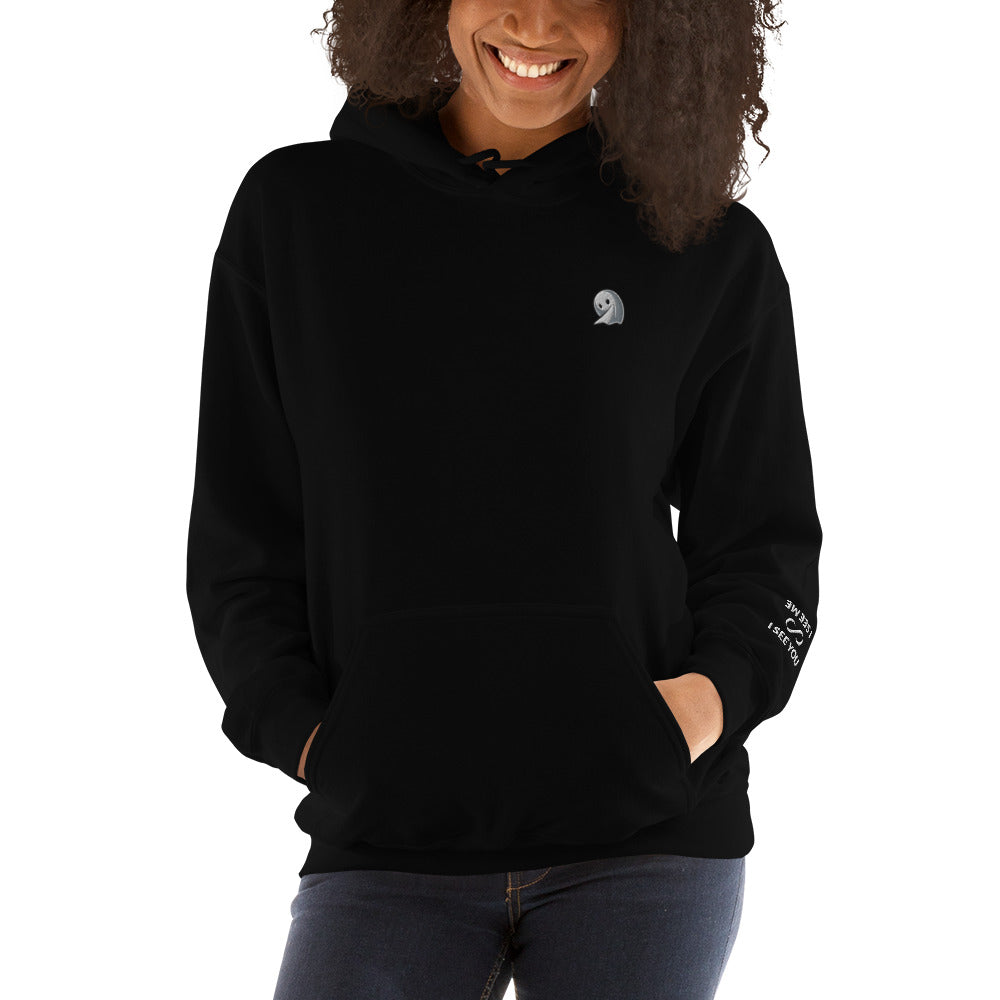 NOMO GHOST Unisex Heavy Blend Hoodie | Black