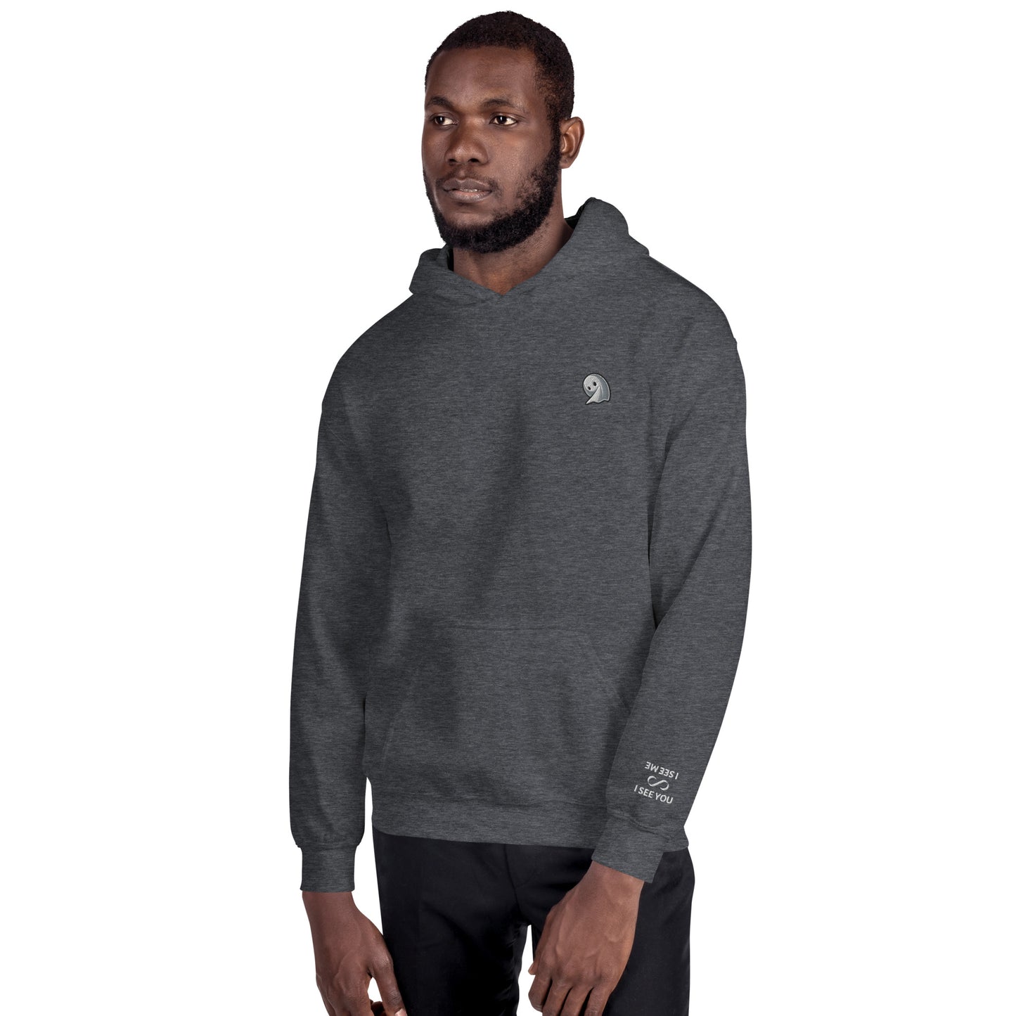 NOMO GHOST Unisex Heavy Blend Hoodie | Dark Grey