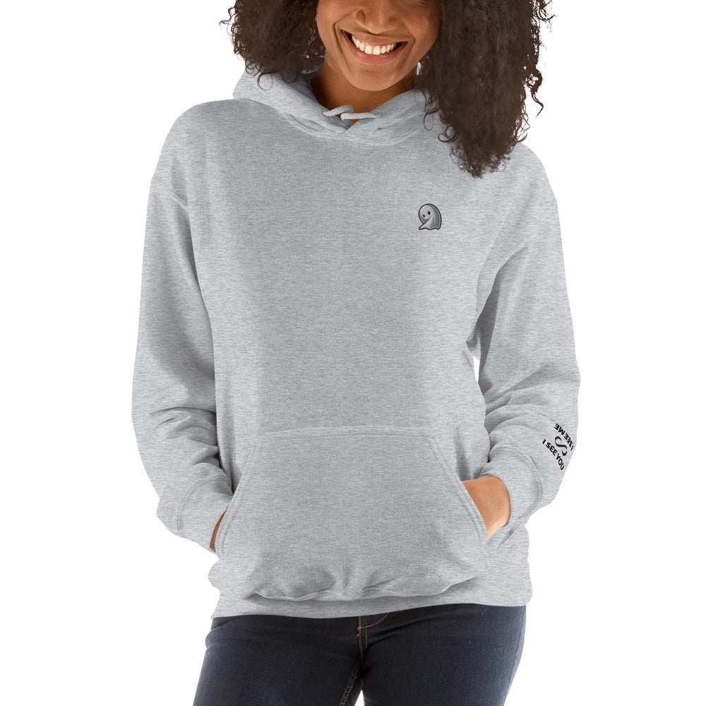 NOMO GHOST Unisex Heavy Blend Hoodie | Light Grey