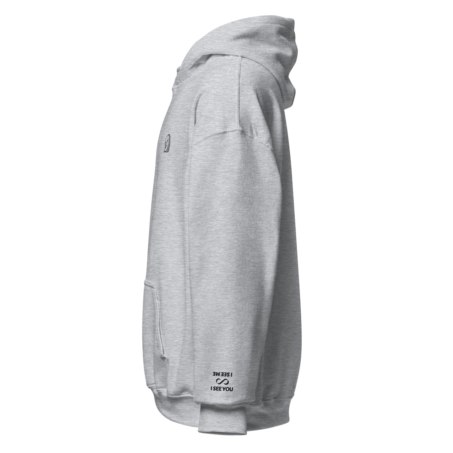 NOMO GHOST Unisex Heavy Blend Hoodie | Light Grey