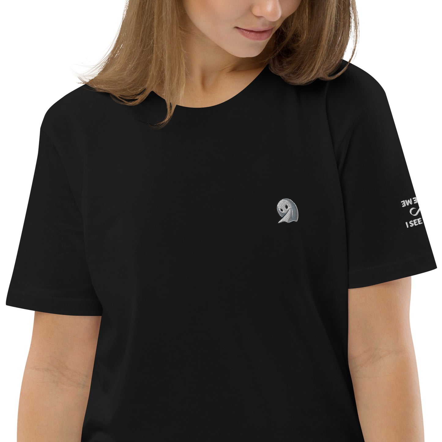 NOMO GHOST Unisex Organic Cotton T-Shirt | Black