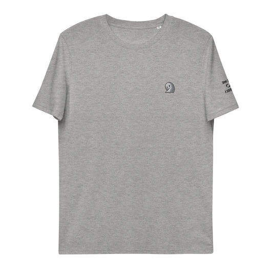 NOMO GHOST Unisex Organic Cotton T-Shirt | Light Grey