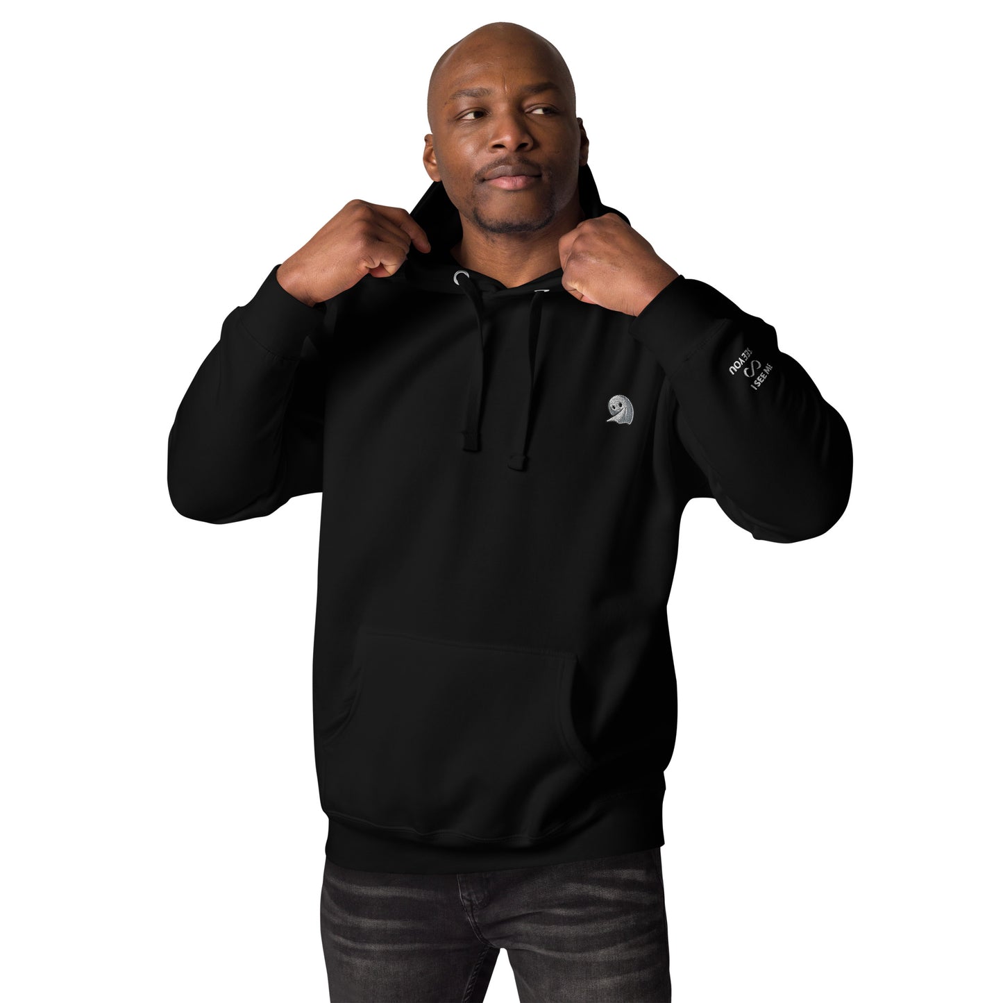 NOMO GHOST Premium Unisex Hoodie | Black