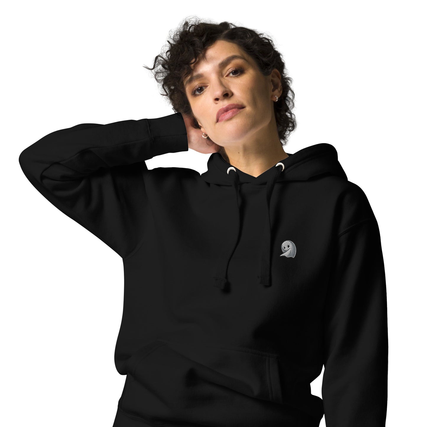 NOMO GHOST Premium Unisex Hoodie | Black