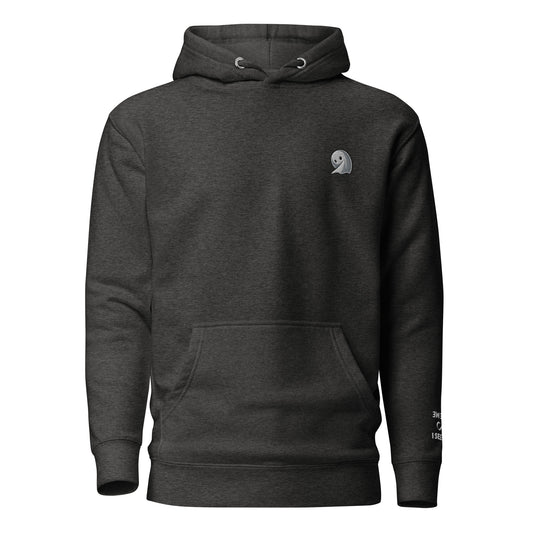 NOMO GHOST Premium Unisex Hoodie | Dark Grey