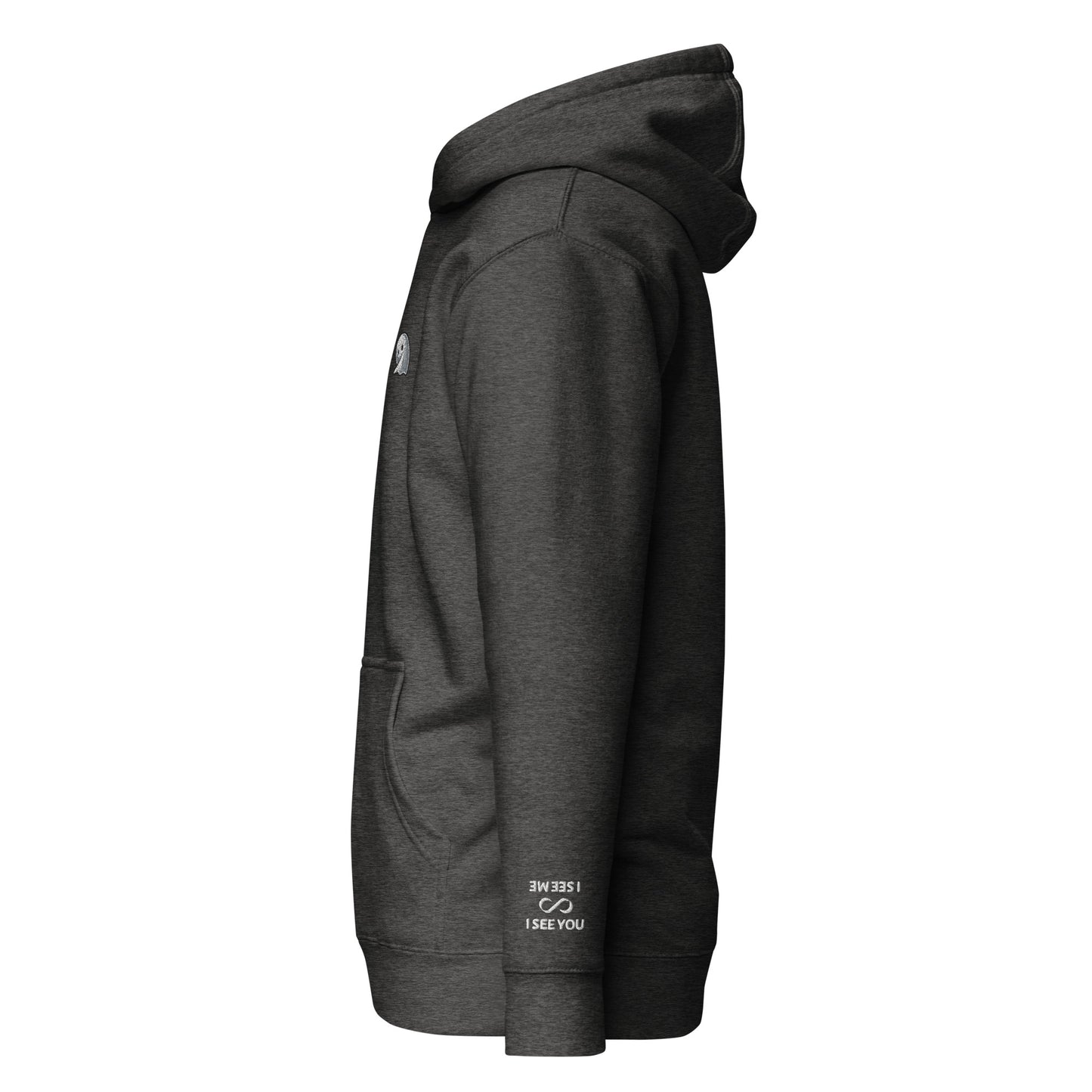 NOMO GHOST Premium Unisex Hoodie | Dark Grey