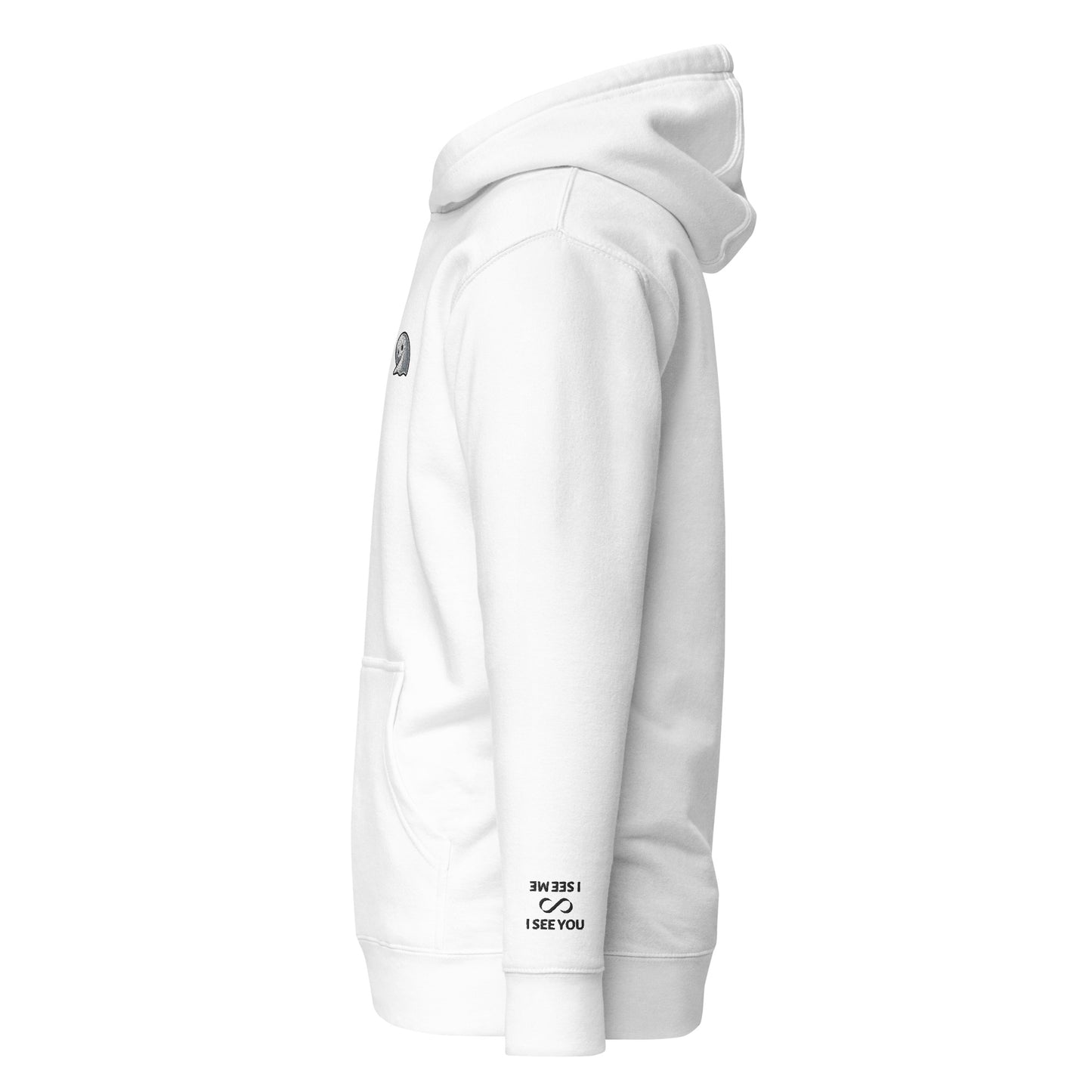 NOMO GHOST Premium Unisex Hoodie | White