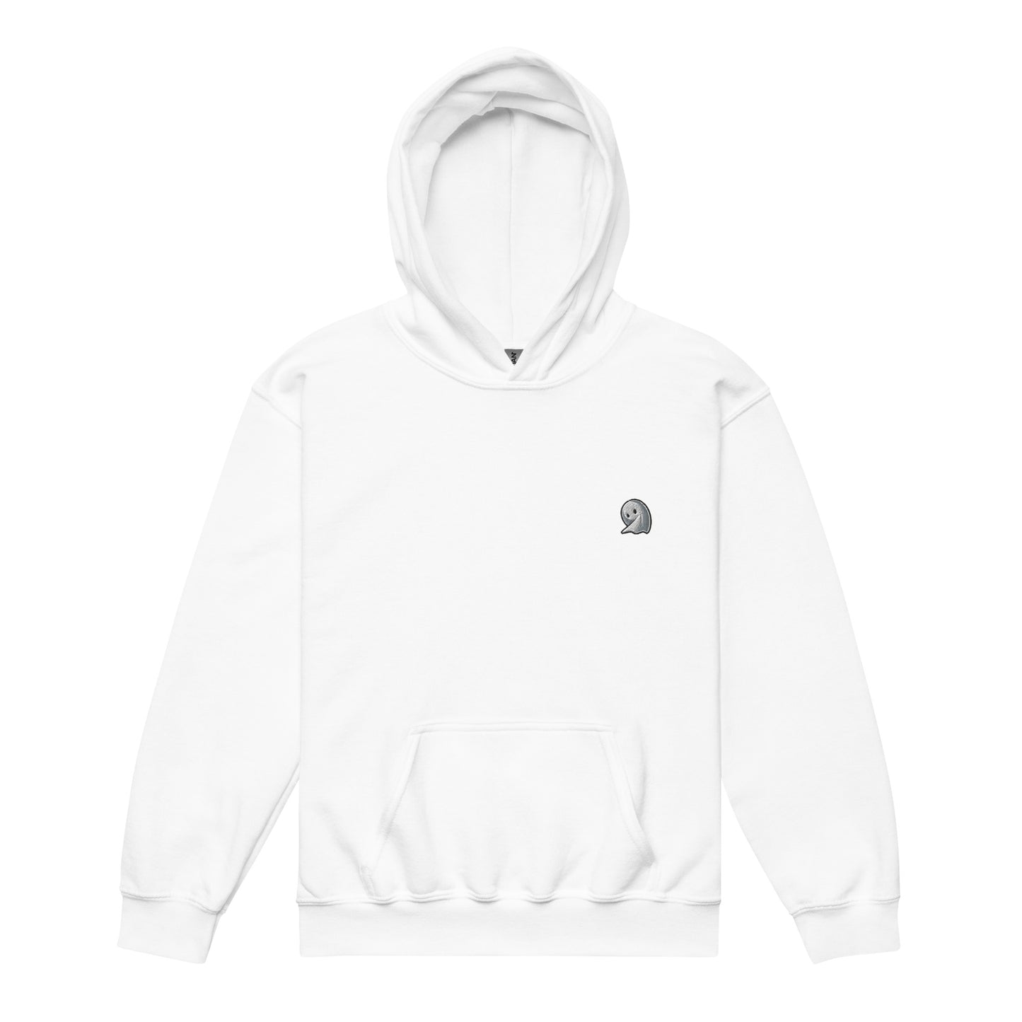 NOMO GHOST Youth Heavy Blend Hoodie | White