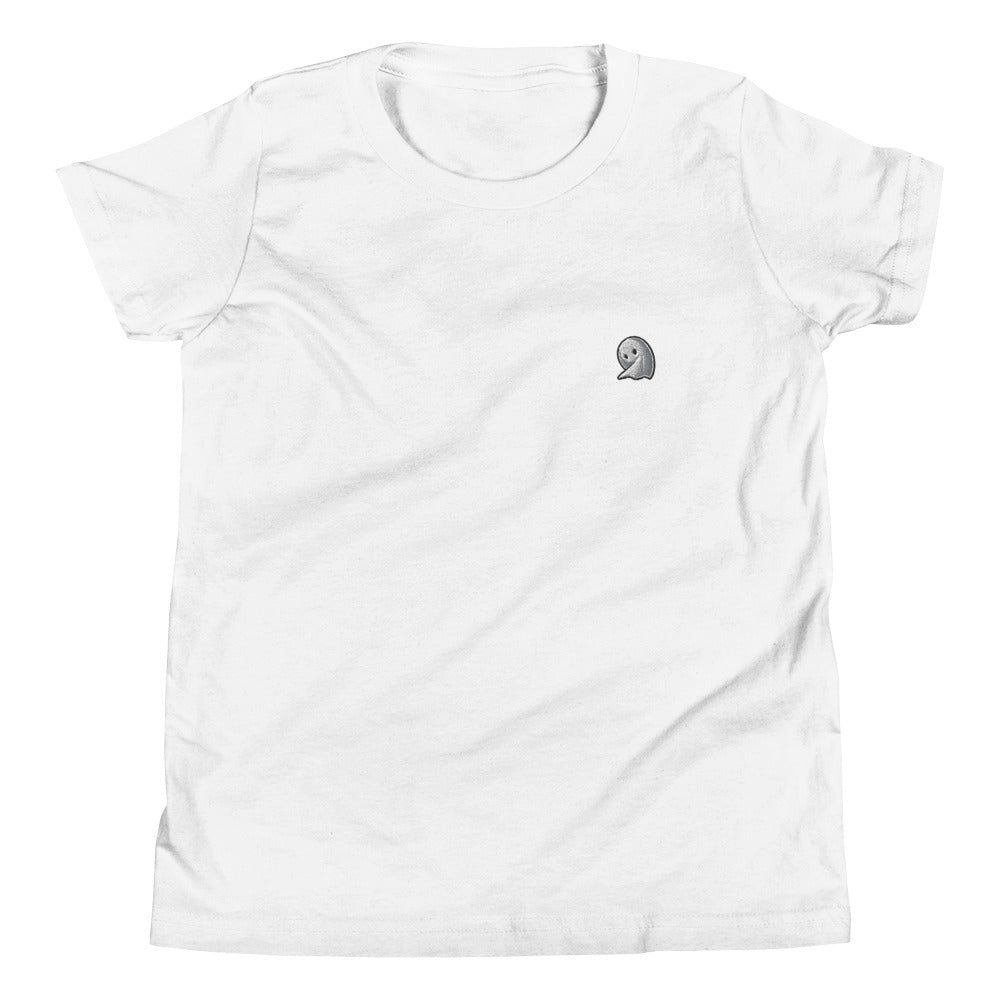 NOMO GHOST Youth Short Sleeve T-Shirt | White